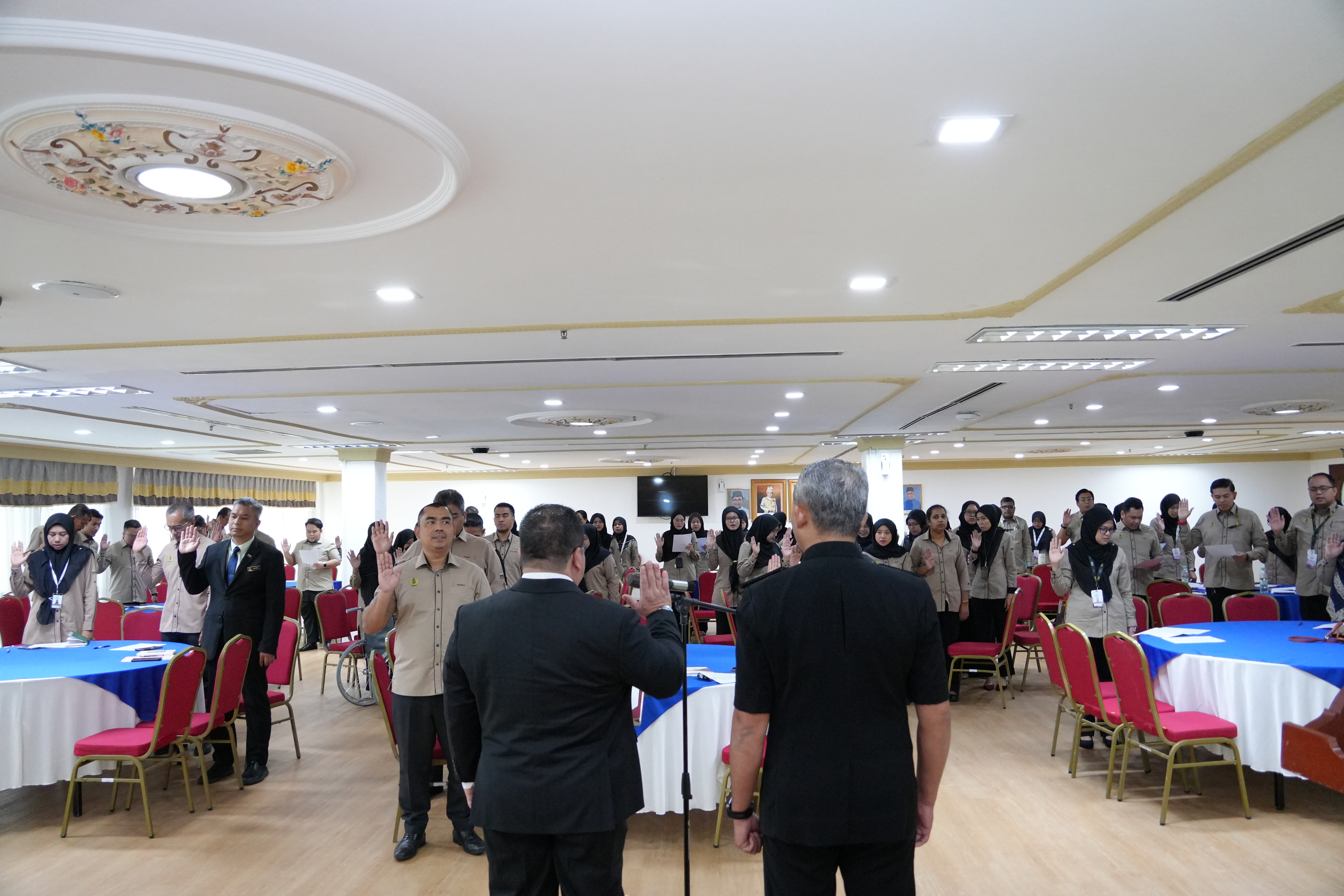 MAJLIS AMANAT TAHUN BARU 2026 YB PEGAWAI KEWANGAN NEGERI DAN SESI MENANDATANGANI PERAKUAN AKTA RAHSIA RASMI 1972, INTEGRITY PACT DAN IKRAR BEBAS RASUAH (IBR)