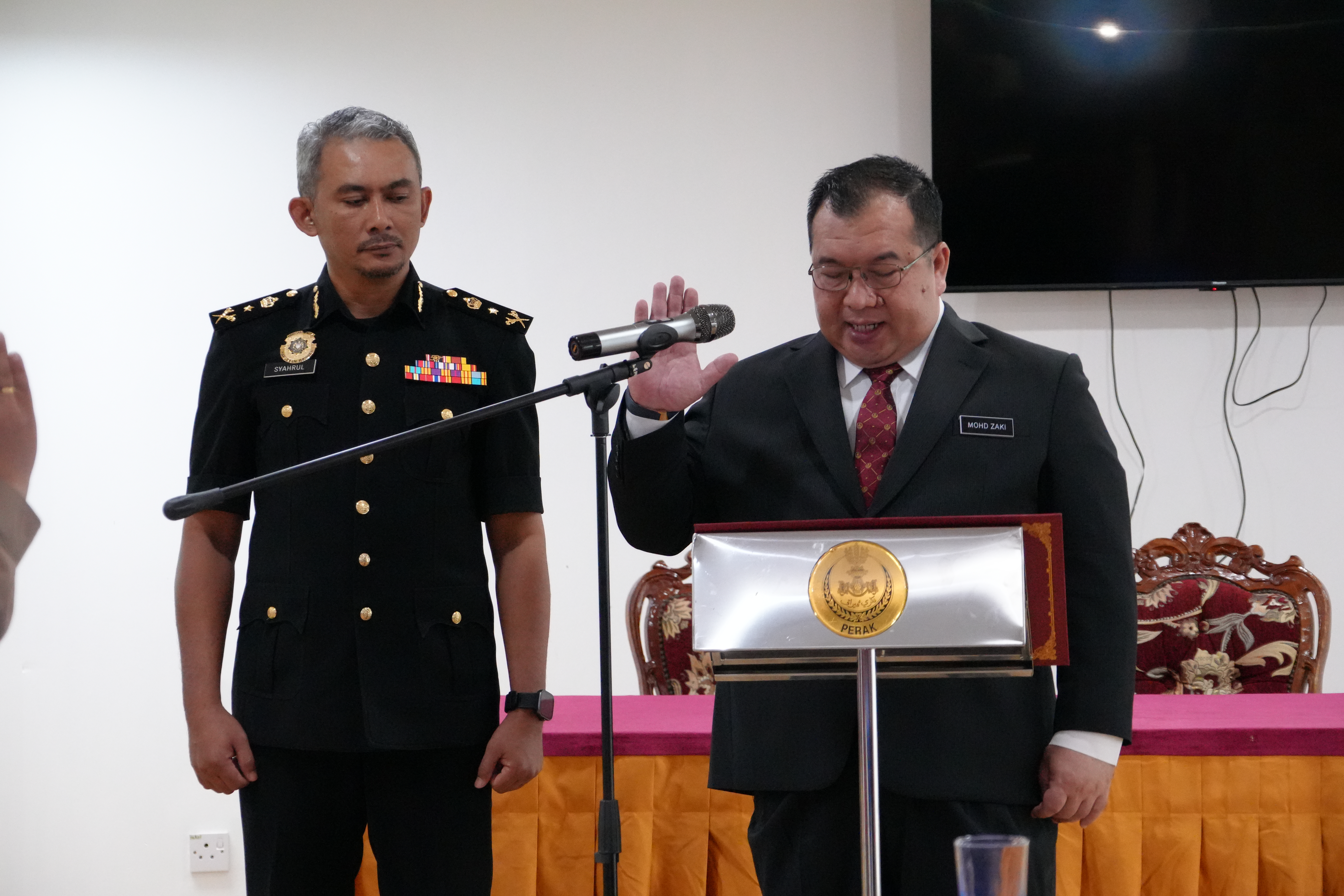 MAJLIS AMANAT TAHUN BARU 2026 YB PEGAWAI KEWANGAN NEGERI DAN SESI MENANDATANGANI PERAKUAN AKTA RAHSIA RASMI 1972, INTEGRITY PACT DAN IKRAR BEBAS RASUAH (IBR)